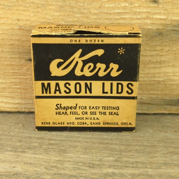 Vintage 1930s Kerr Mason Lids / Ephemera - Picture 1 of 8